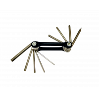 Multifunctional tool with 9 functions "MINI MULTI", black