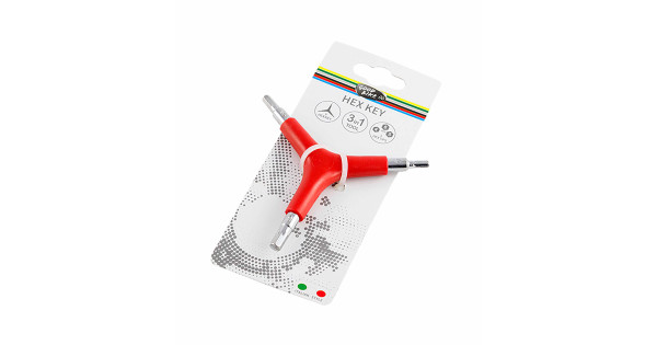 3-Way Y-Shape Hex Wrench Tool Hex Key Set with Comfort Plastic Handle