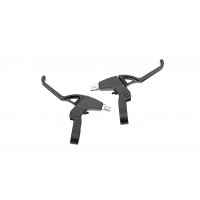 Brake levers "CLAMP", 2pcs, black