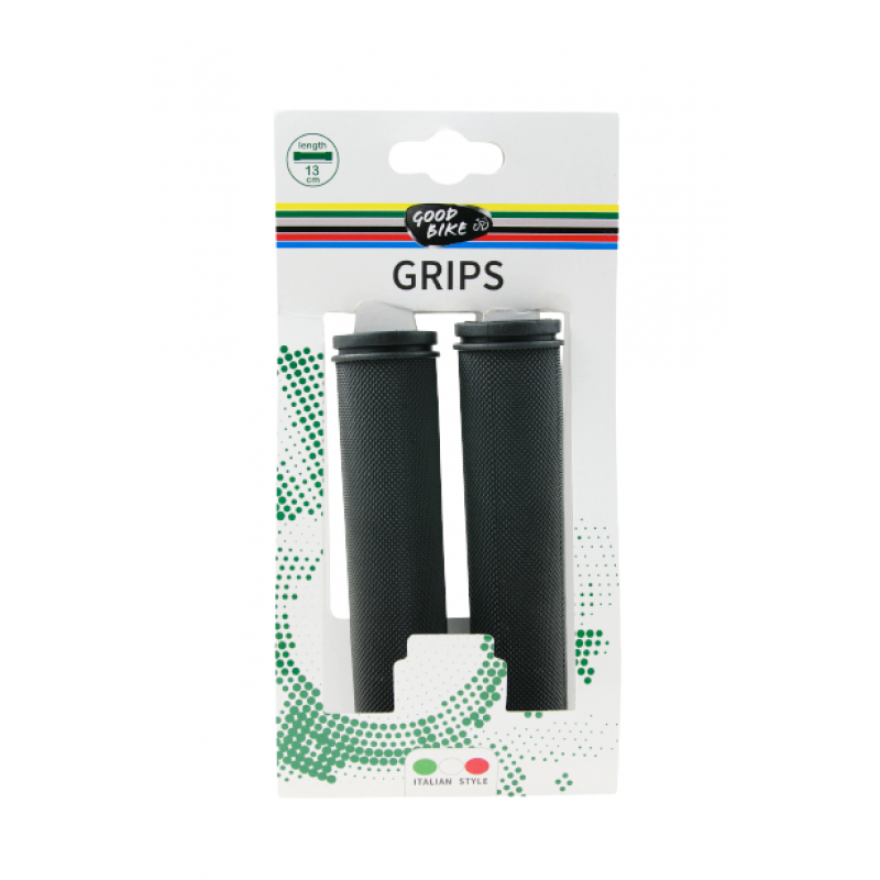 Handlebar grips "SMOOTH", 2pcs, black