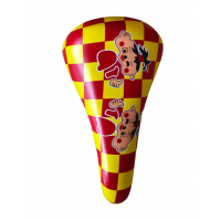 Bicycle saddle for children bicycle "FELIN", red/yellow