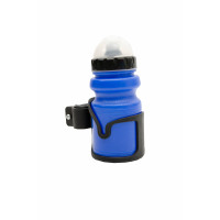 Water bottle with cage "BABY", blue
