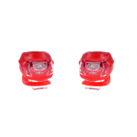 Set of front and rear lights "SILICON LED", red