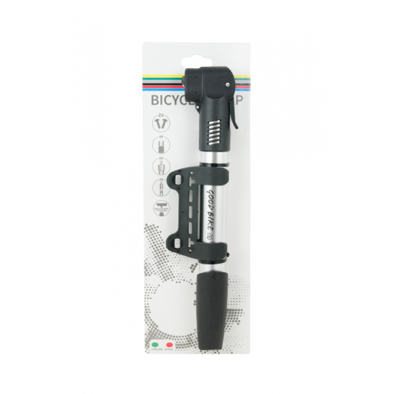 Pump mini "DUAL", silver