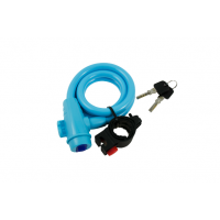 Cable lock "SKY", Ø12x1000mm, blue