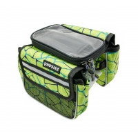 Bicycle bag "STAR-G", frame, green/black