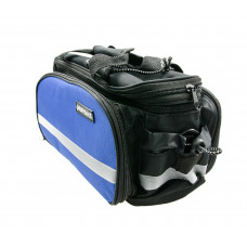 Velo soma "GOOD BAG", aizmugurējā, melna/zila