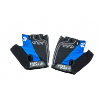 Bicycle gloves "D-GRIP", adult, size: XL, blue/black