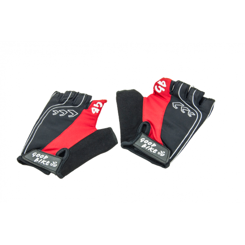 Bicycle gloves "D-GRIP", adult, size: M, red/black
