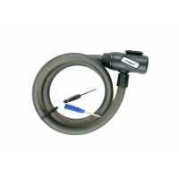 Cable lock "PREMIUM SECURITY", Ø15x1200mm, black
