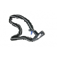 Lock "PREMIUM SECURITY", Ø8x1000mm, black with reflector