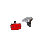 Set of front and rear lights "BY-BIKE TWO 3+3"