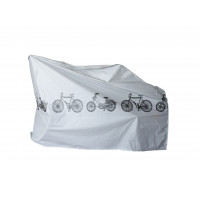 Bicycle cover, silver