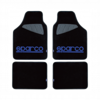 Sparco Car Mats, black/blue