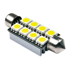 LED spuldze, 1 gab, C5W 42mm Canbus, 8SMD