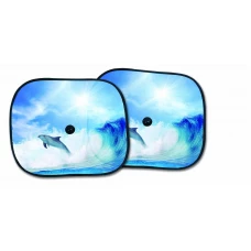 Солнцезащитные козырьки для боковых стекол автомобиля "DOLPHIN", 2 шт.