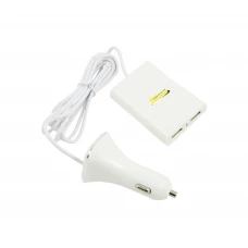 Car charger x 4 USB cable: 1.5M - output 2.4 A + 2.4 A "NEXUS"