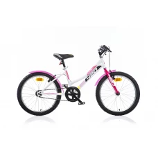 Детский велосипед 20" ''420 SPORT'', белый/розовый, 6 скоростей
