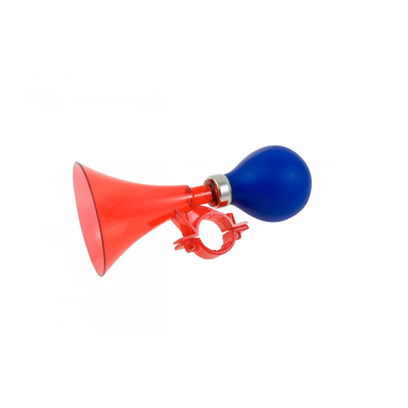 Bicycle trumpet "SOFFTY", red/blue
