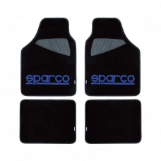 Sparco Авто коврики, черные/синие